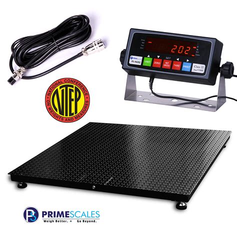 Certified Scale Cs2010 Heavy Duty Floor Scale Indicator Package