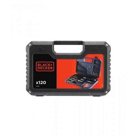 Coffret perçage vissage avec 120 accessoires BLACK DECKER