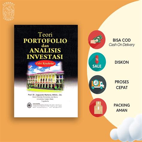 Jual Teori Portofolio Dan Analisis Investasi Edisi By Jogiyanto