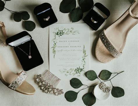 Wedding Flat Lay Details To Include Saphire Event Group