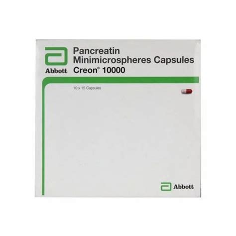 Creon Pancreatin Minimicrospheres Capsule Abbott X