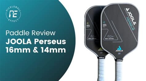 JOOLA Perseus Pickleball Paddle Review Includes 16mm 14mm