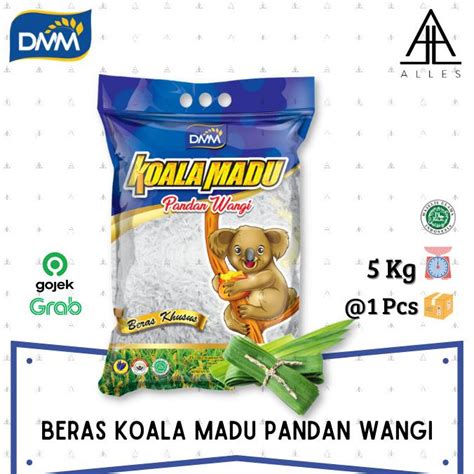 Jual BERAS KOALA MADU PANDAN WANGI BERAS KOALA 5 KG Roc04 Shopee