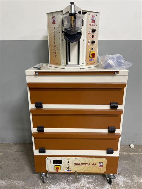 Campbell Randall Galli Mini Dryer 60 W/ Polycolor Edge Painting Machin