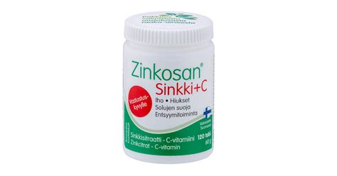 Hankintatukku Zinkosan Sinkki+C 120kpl 60g | K-Ruoka Verkkokauppa