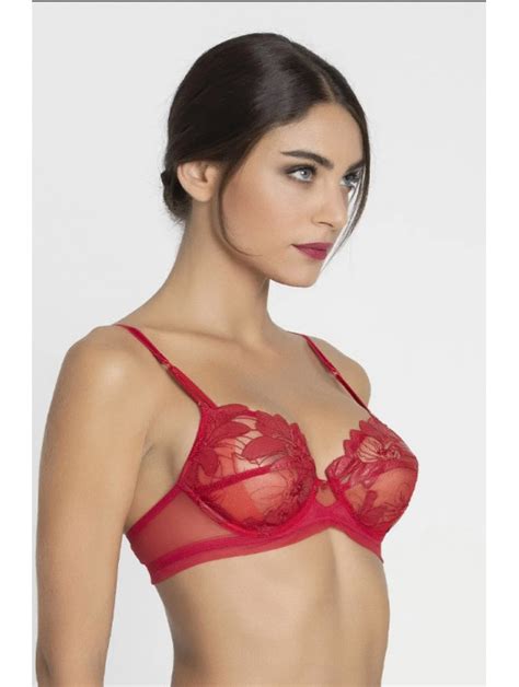 Lise Charmel Soutien Gorge Armatures Rouge Glamour Couture