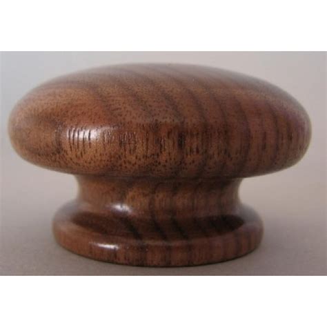 Knob Style R 55mm Walnut Lacquered Wooden Knob