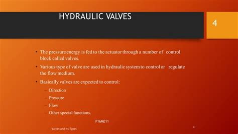 Hydraulic Valves | PPT