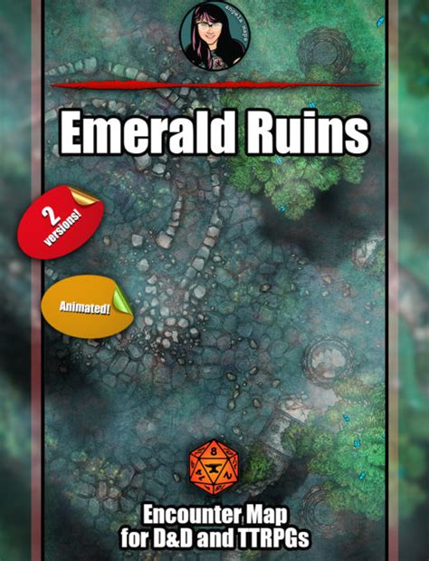 Emerald Ruins With Foundry Vtt Support Animated Webm Angela