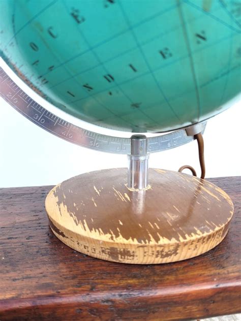 Globe Mappemonde Vintage JRO Globus Munich Coucou Retro