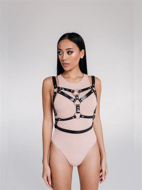 Harness Women Leather Harness Bdsm Harness Body Harness Chest