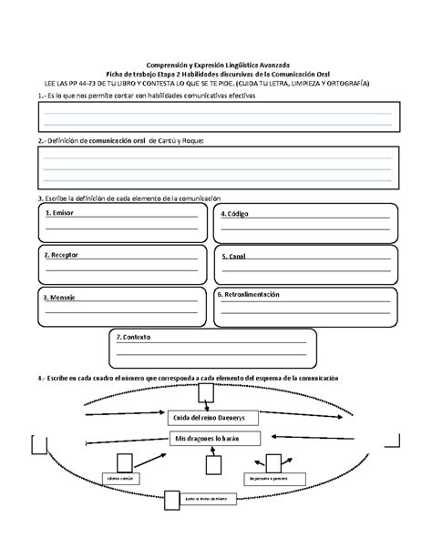 Ficha De Trabajo Etapa De Cyela Nombre