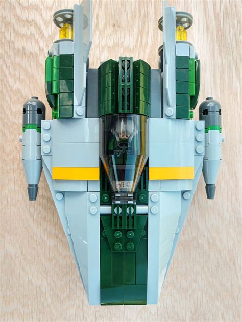 A Wing Green Lego Star Wars Lego Lego Jedi