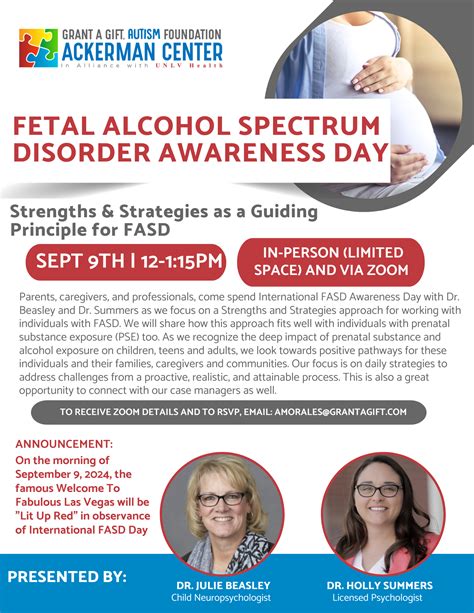 Fetal Alcohol Spectrum Disorder Awareness Day Strengths Strategies