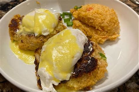 Crab Cake Benedict - Evangeline New Orleans