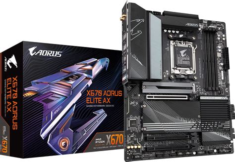 Placa Base Gigabyte X670 Aorus Elite AX AM5 DiscoAzul