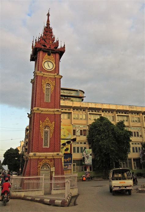 Mandalay Myanmar Old British Clocktower In Evening Ligh Flickr