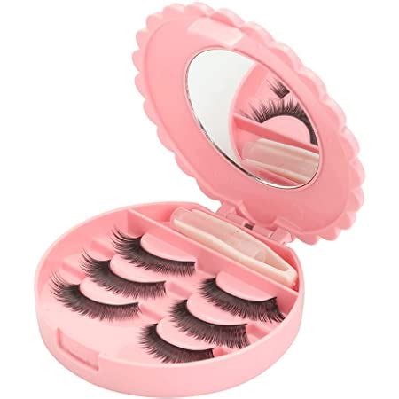 Amazon YiQiYi Cosmetic Case Empty Eyelashes Storage Case With