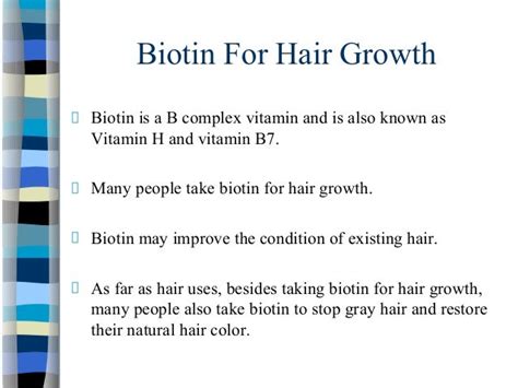 Biotin For Hair Growth