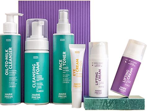 Набор косметики по уходу Marie Fresh cosmetics с пенкой для зрелой ...