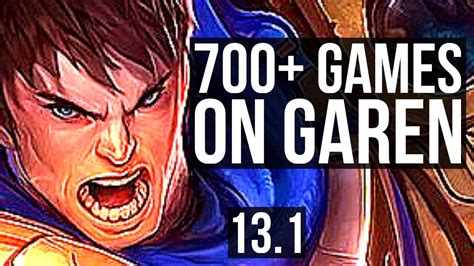 Garen Vs Gp Top Rank 2 Garen 7 0 4 1 8m Mastery 700 Games