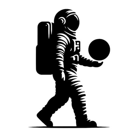 Premium Vector Vector Astronaut Silhouette