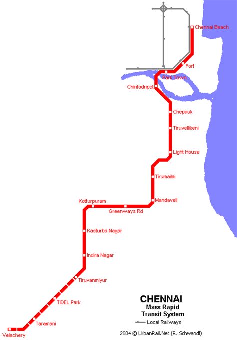 Mrts Chennai Metro Map India 58 Off