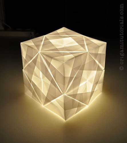 Sonobe Cube Origami Lamp Cube Sonobe Variation 24 Units Tr Flickr