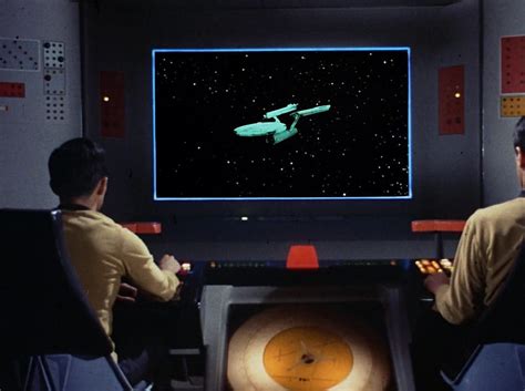 The U.S.S. Constellation on The Main Viewscreen, TOS, USS Constellation ...