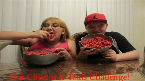 HOT CHEETOS TAKIS CHALLENGE YouTube