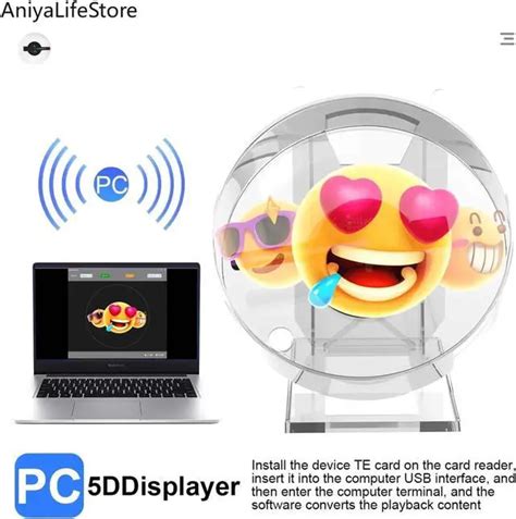 3D Hologram Projector Fan Holographic Player Support Image Video Naked Eye 3D Effect For Shop