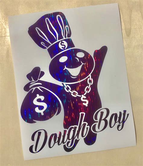 Dough Boy Car Decal Window Sticker Dough Boy Money Bag Vinyl Etsy Canada