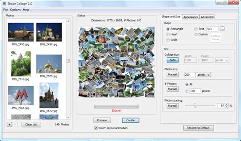 Automatic Photo Collage Maker