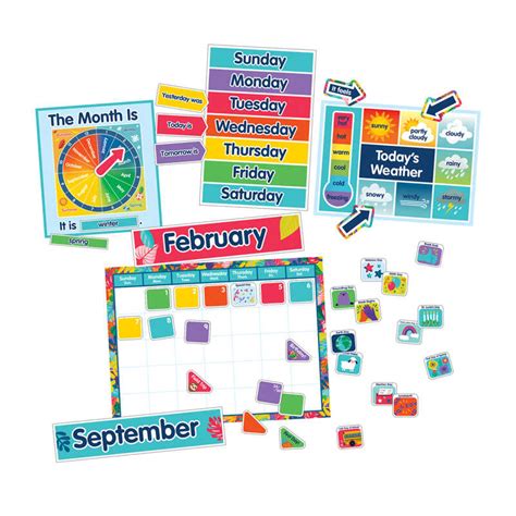 Teachersparadise Carson Dellosa Education One World Calendar Bulletin