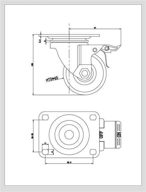 2 5 3 Inch All Black Pp Copolymer Casters For High Load Low Center Of