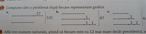 Compune Cate O Problema Dupa Fiecare Reprezentare Grafica Brainly Ro