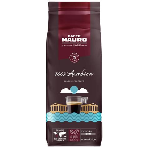 Mauro Caffe Arabica Espresso Kaffee 1kg Bohnen Kaffee macht glücklich