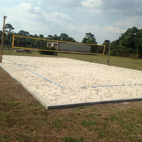 Out Back Sand Volleyball Court In 2024 Sand Volleyball Court Sand