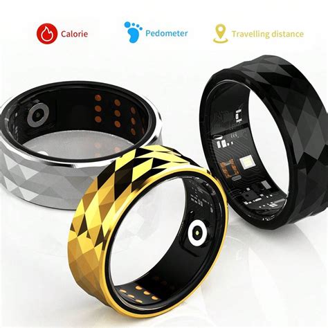 Smart Ring Fitness Tracker Exercise Smart Ring, Step Distance, Calories ...