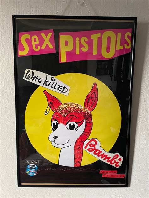 セックスピストルズ SEX PISTOLS ポスター 大判 バンビ BAMBI シドヴィシャス SID the mods モッズ パンク