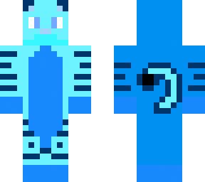 light blue cat | Minecraft Skin