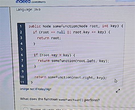 Language Java What does the function | StudyX