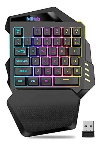 Teclado Inalámbrico Para Juegos Con Una Sola Mano Redthunder Meses