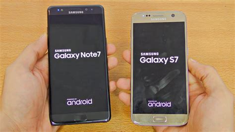 Samsung Galaxy Note 7 Vs Galaxy S7 Speed Test 4k Youtube