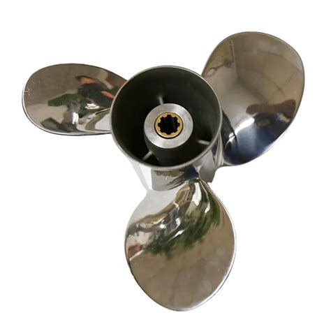 Boat Engine Stainless Steel Propeller 11 3 8X12 G For YAMAHA 40HP 50HP