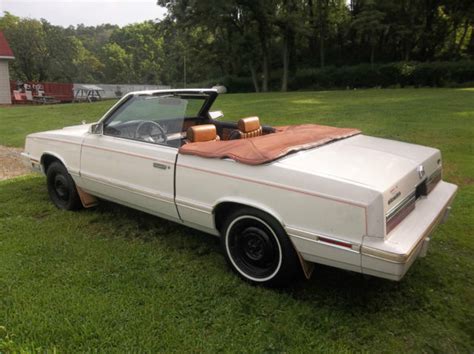 1982 Chrysler Lebaron Convertible Classic Chrysler Lebaron 1982 For Sale