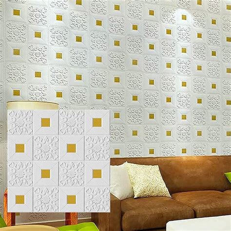 Buy Nasmodo Pcs Foam D Ceiling Wallpaper For Living Room Bedroom