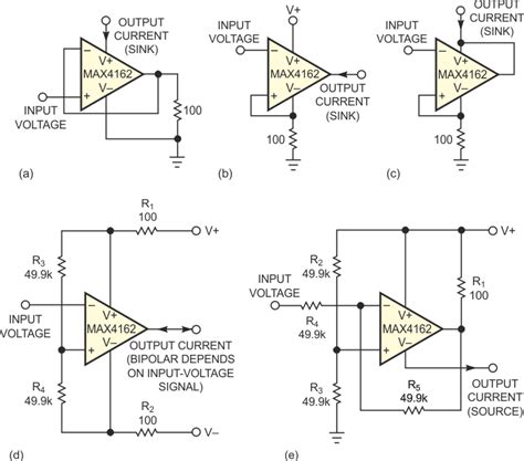 Op Amp Can Source Or Sink Current