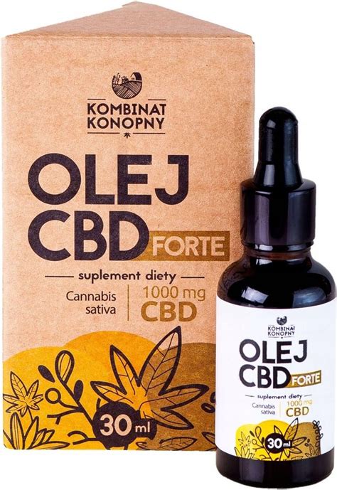 Preparat Medycyny Naturalnej Olej CBD FORTE 1000 Mg 30ml Kombinat