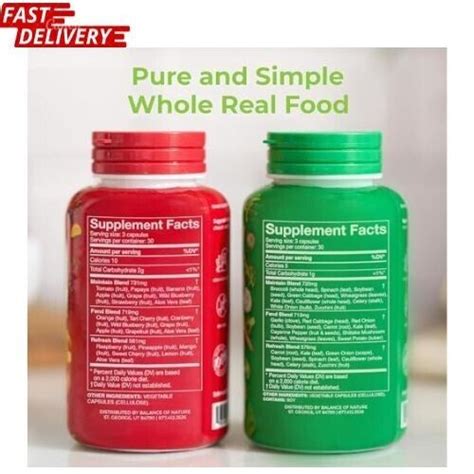 Balance Of Nature Fruits And Veggies Whole Food Supplement With